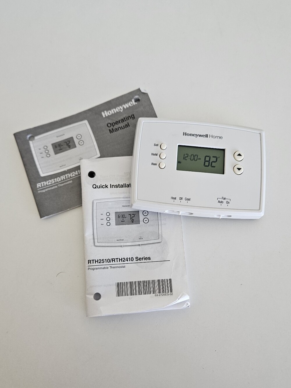 Honeywell Home Programmable Wall Thermostat Heat Cool White RTH2510/2410 Series